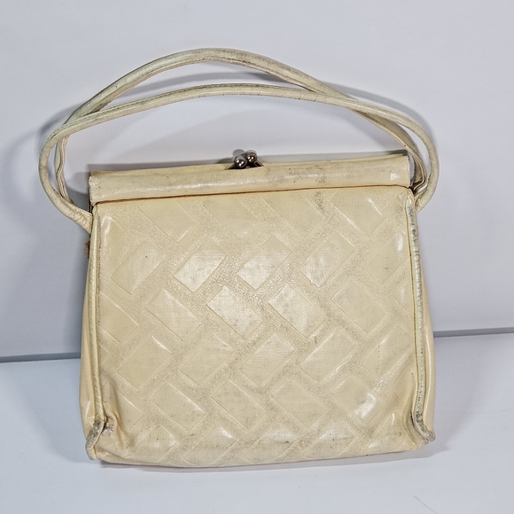 Vintage Yellow Purse Handbag - Picture 4 of 4